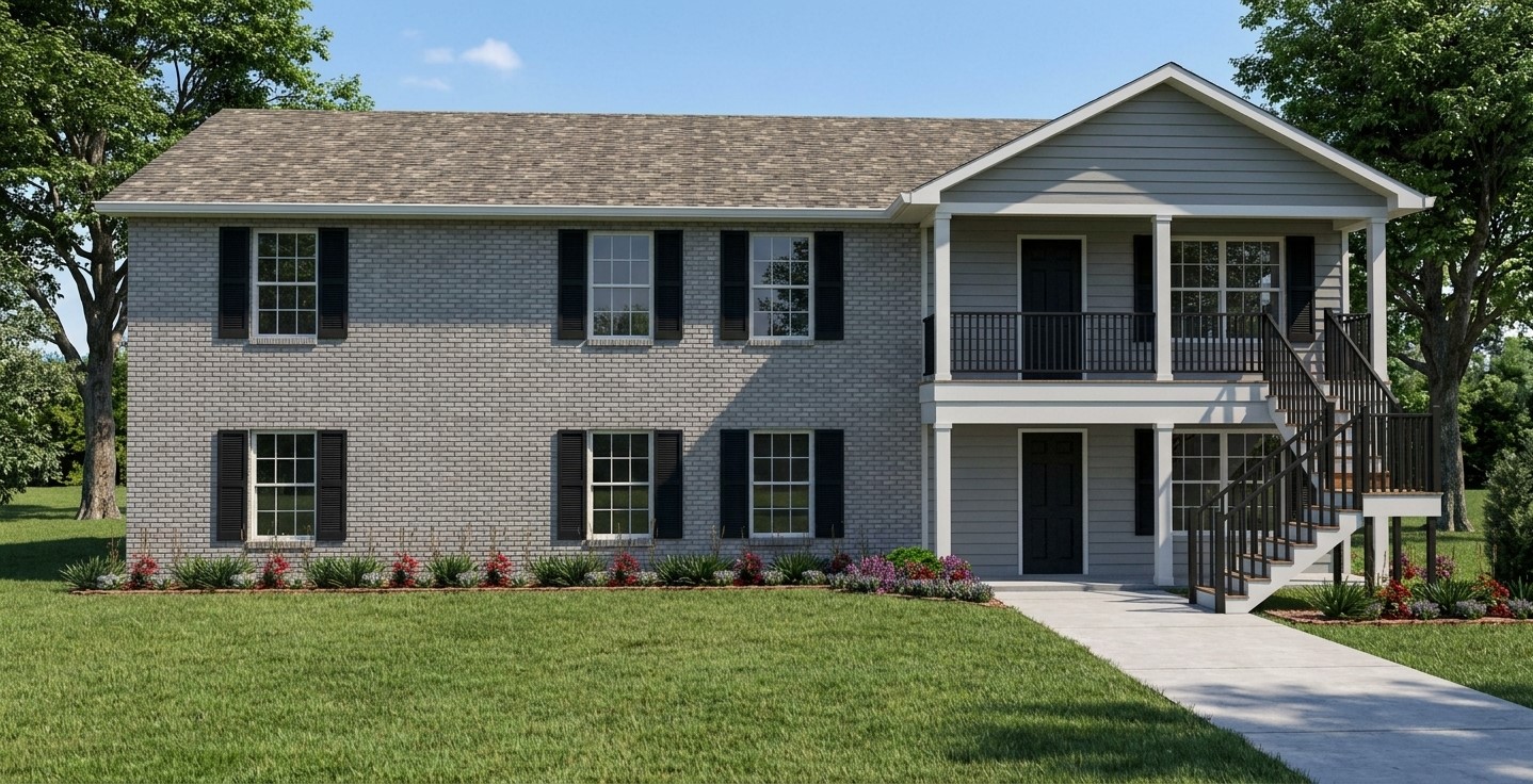 4 bedroom duplex plan J1624d